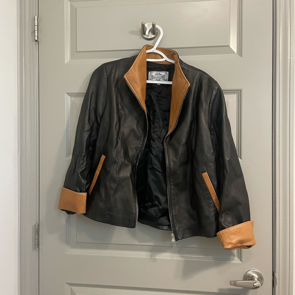 Vintage vera pelle leather jacket